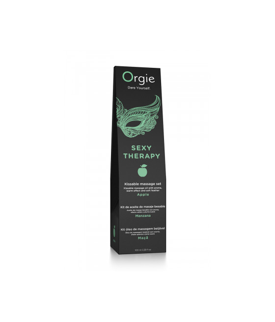 Huile de massage embrassable Sexy Therapy Pomme