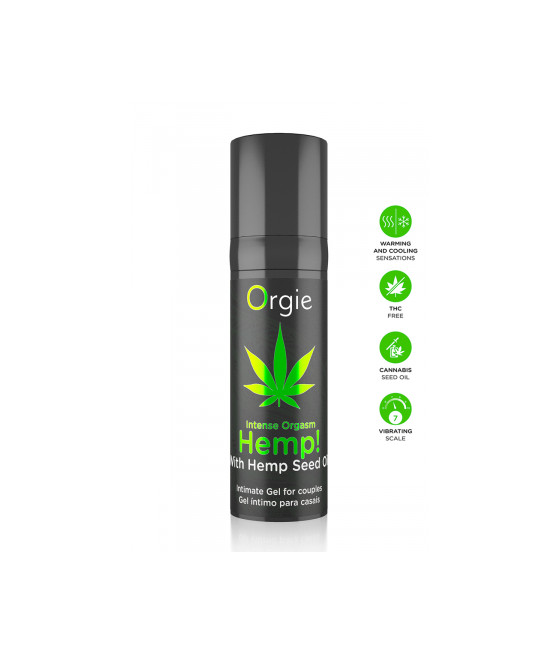 Gel intime d'excitation Hemp Intense Orgasm 15ml