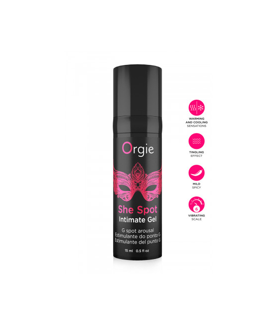 Gel stimulateur de point G She Spot 15ml
