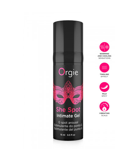 Gel stimulateur de point G She Spot 15ml