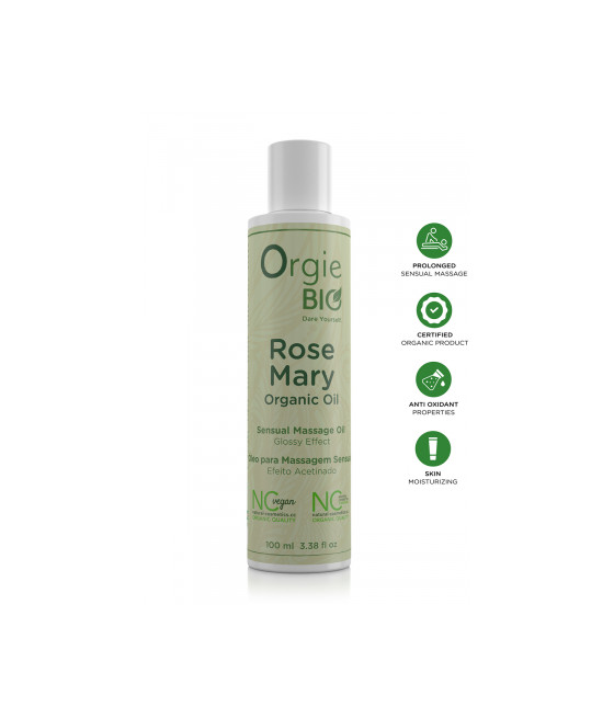 Huile de massage Bio au Romarin - Orgie