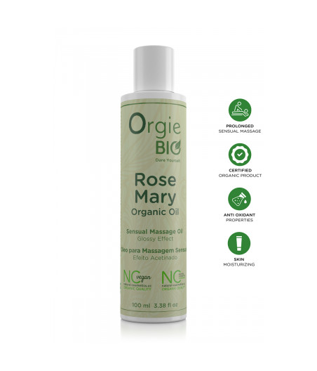 Huile de massage Bio au Romarin - Orgie