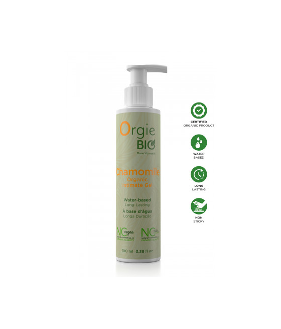 Gel Intime Bio à Base d'Eau à la camomille