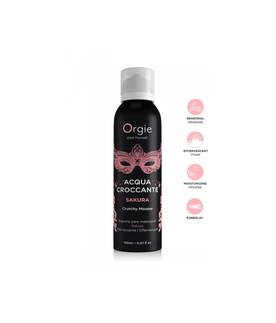 Mousse de massage effervescente Sakura 150ml