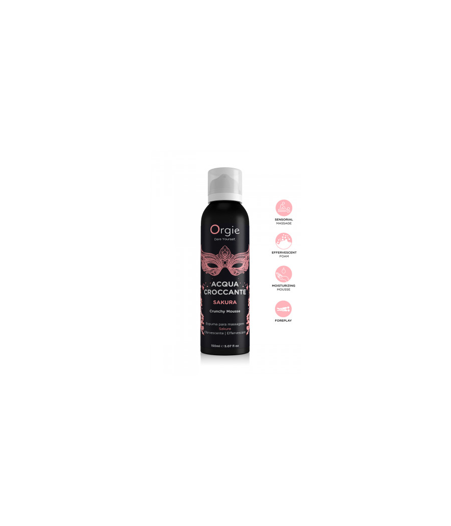 Mousse de massage effervescente Sakura 150ml Mousse de massage effervescente Sakura 150ml