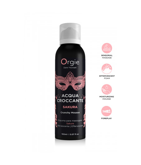 Mousse de massage effervescente Sakura 150ml