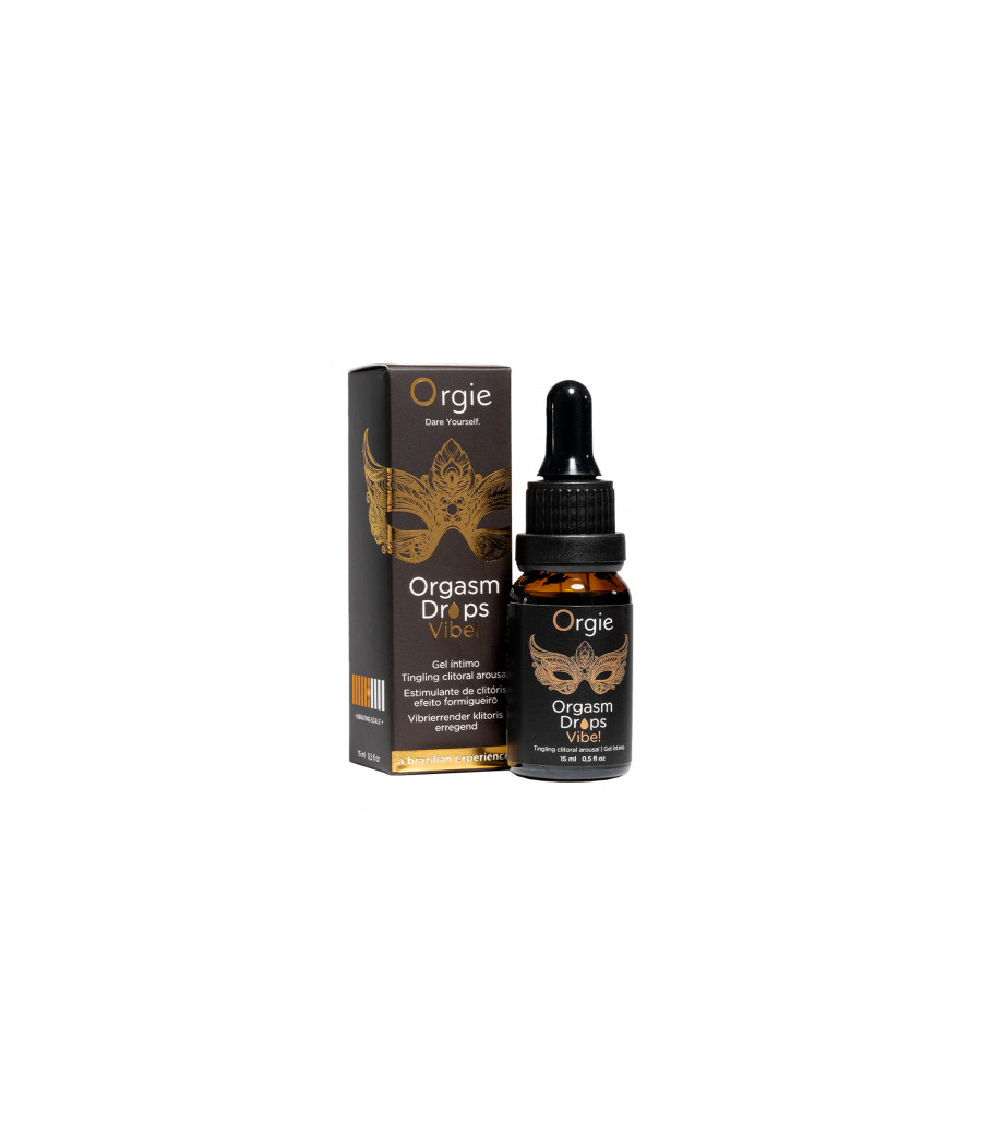 Gel d'excitation du Clitoris Orgasm Drops Vibe 15ml