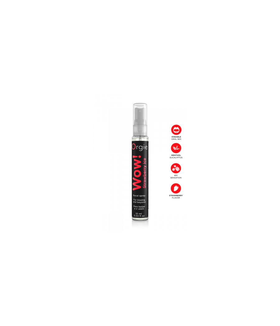 Spray buccal excitant Wow menthol fraise glaçé Spray buccal excitant Wow menthol fraise glaçé