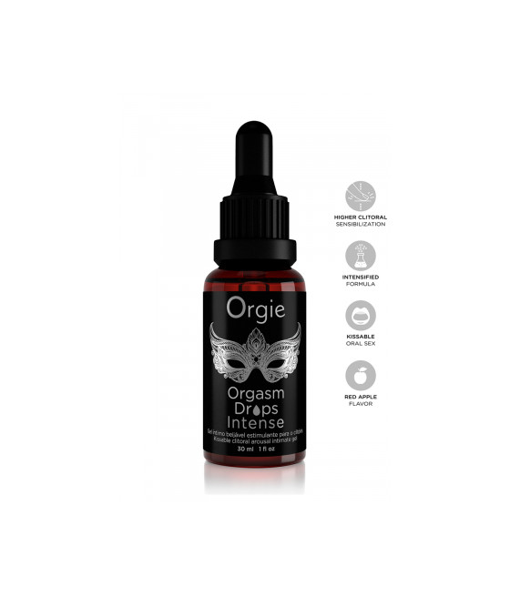 Gouttes d'excitation clitoridienne Orgasm Drops Intense