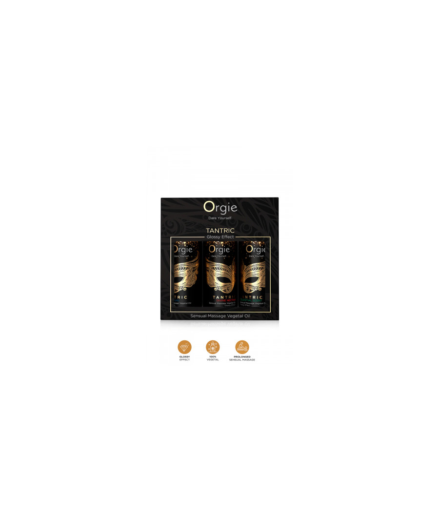 Coffret 3 huiles de massage Sensuel Tantric Collection Coffret 3 huiles de massage Sensuel Tantric Collection
