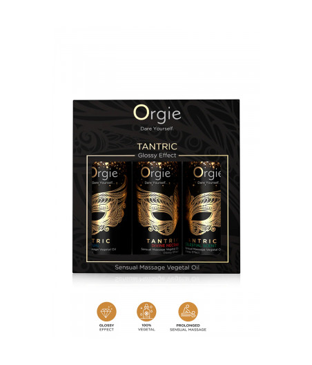 Coffret 3 huiles de massage Sensuel Tantric Collection