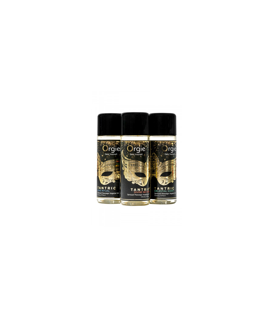 Coffret 3 huiles de massage Sensuel Tantric Collection