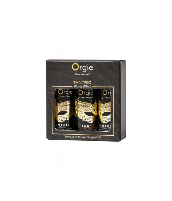 Coffret 3 huiles de massage Sensuel Tantric Collection