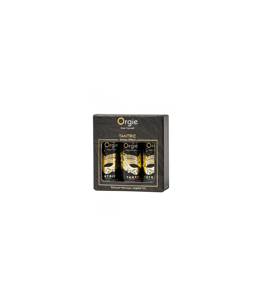 Coffret 3 huiles de massage Sensuel Tantric Collection