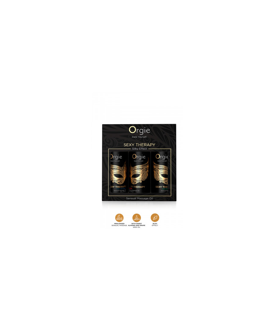 Coffret 3 huiles de massage sensuel Sexy Therapy Collection Coffret 3 huiles de massage sensuel Sexy Therapy Collection