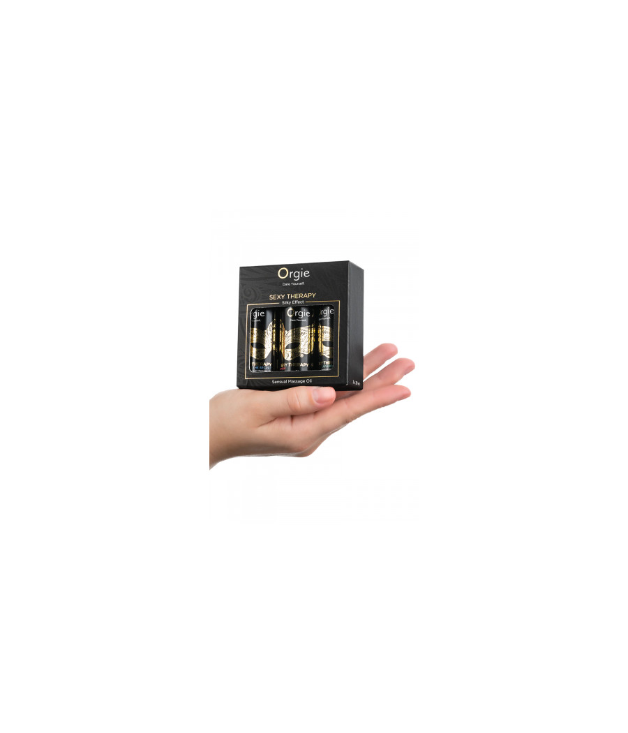 Coffret 3 huiles de massage sensuel Sexy Therapy Collection