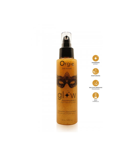 Huile brillante pour le corps 110ml - Orgie