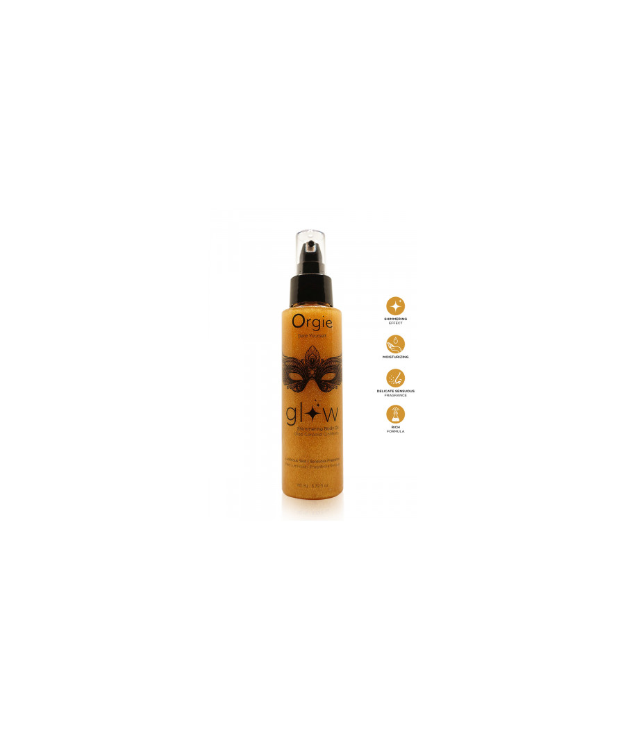 Huile brillante pour le corps 110ml - Orgie Huile brillante pour le corps 110ml - Orgie