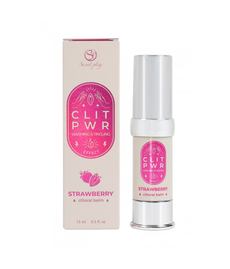 Baume pour clitoris Clit Pwr Fraise