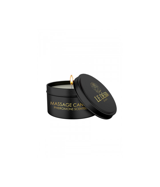Bougie de massage érotique parfum phéromones 100g - Le Désir