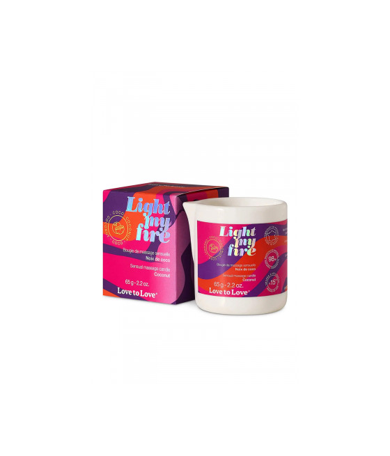 Bougie de massage Noix de coco - Love to Love
