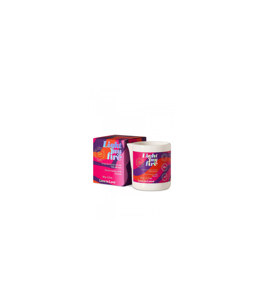 Bougie de massage Noix de coco - Love to Love Bougie de massage Noix de coco - Love to Love