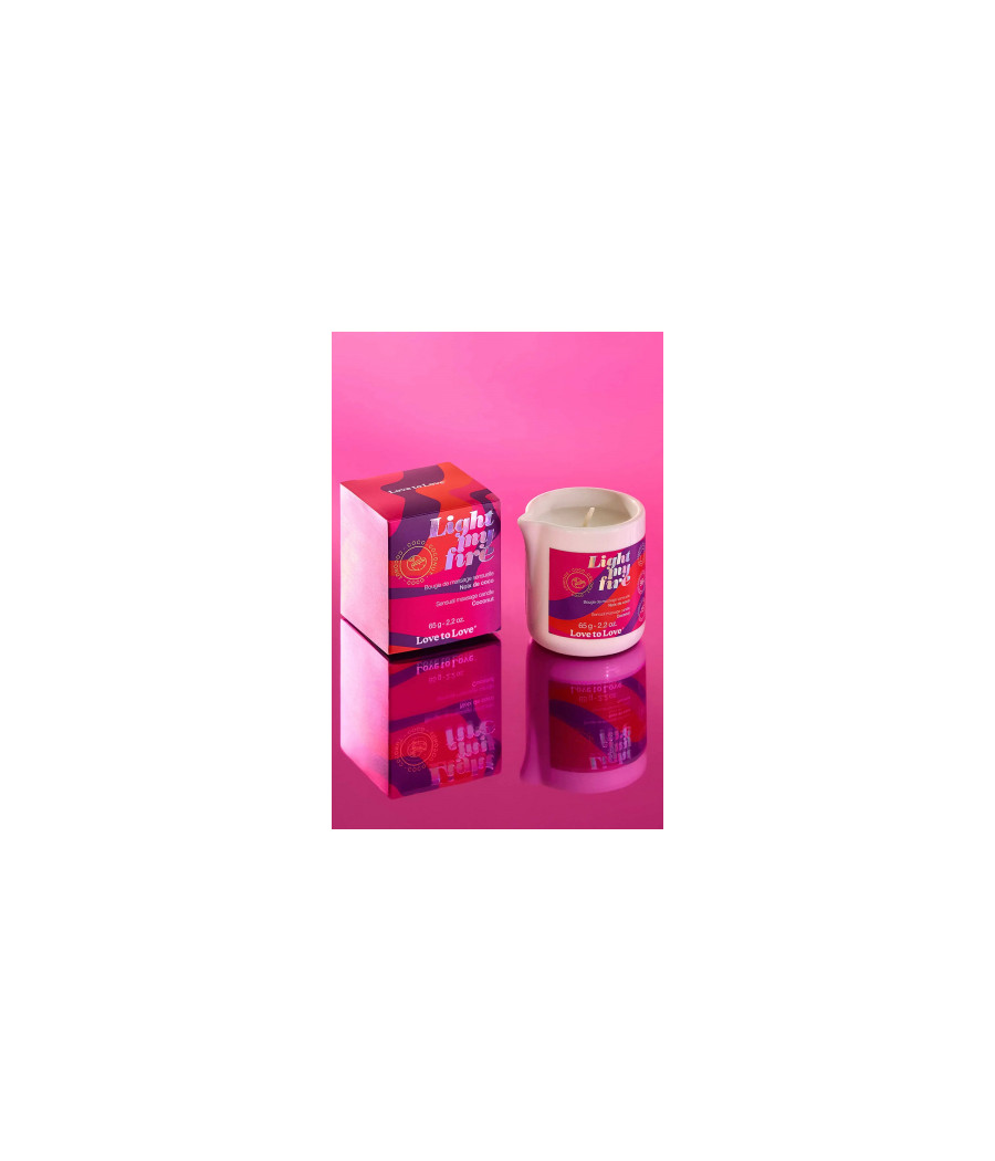 Bougie de massage Noix de coco - Love to Love