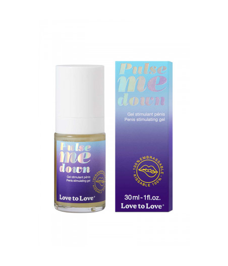 Gel stimulant pénis Pulse Me Down 30ml - Love To Love