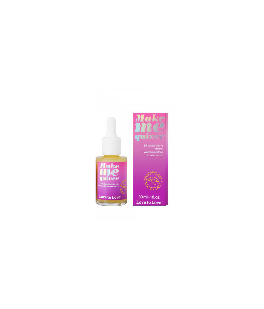 Stimulant clitoris Make Me Quiver 30ml - Love To Love Stimulant clitoris Make Me Quiver 30ml - Love To Love