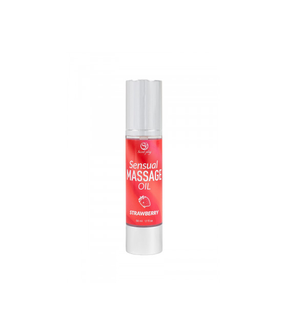 Huile de massage Fraise - Secret Play