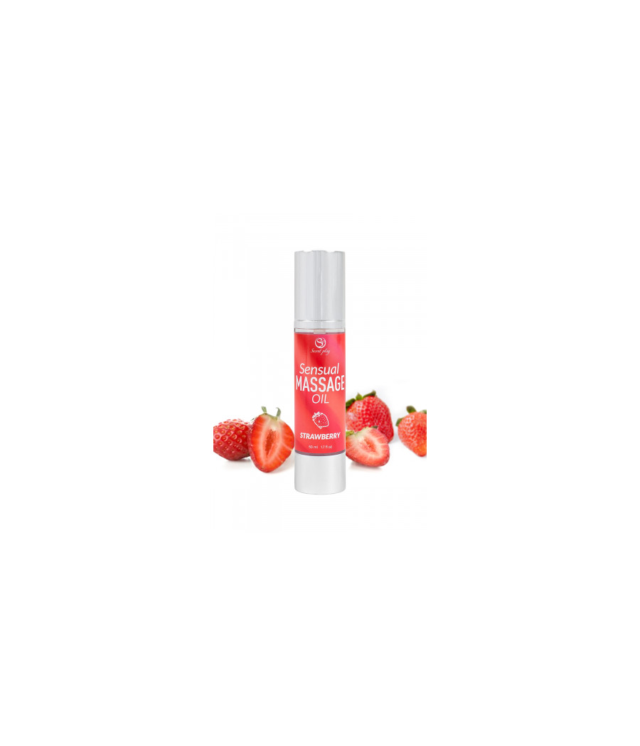 Huile de massage Fraise - Secret Play