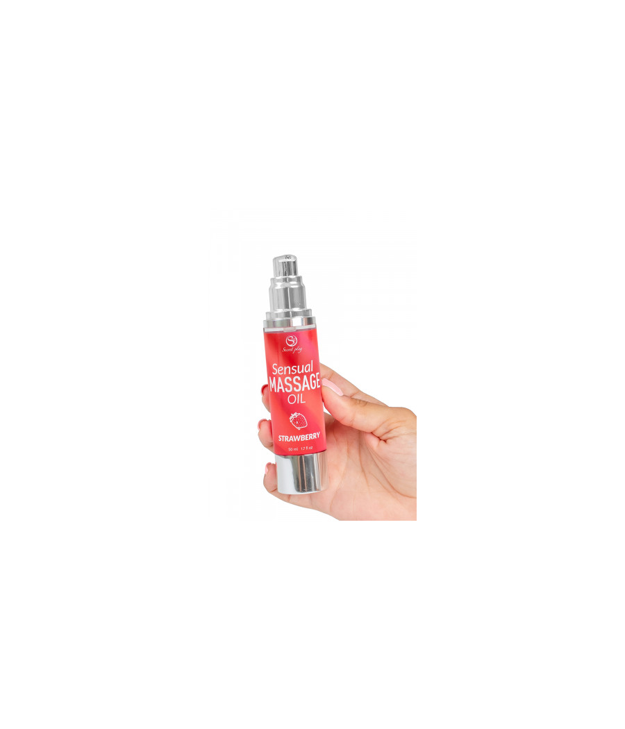 Huile de massage Fraise - Secret Play