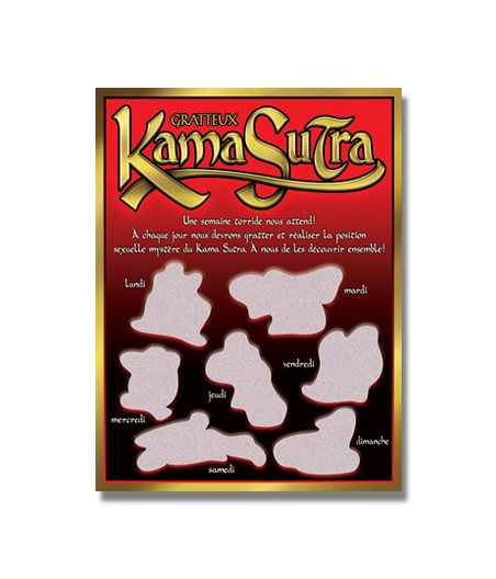 Carte à gratter Kama Sutra