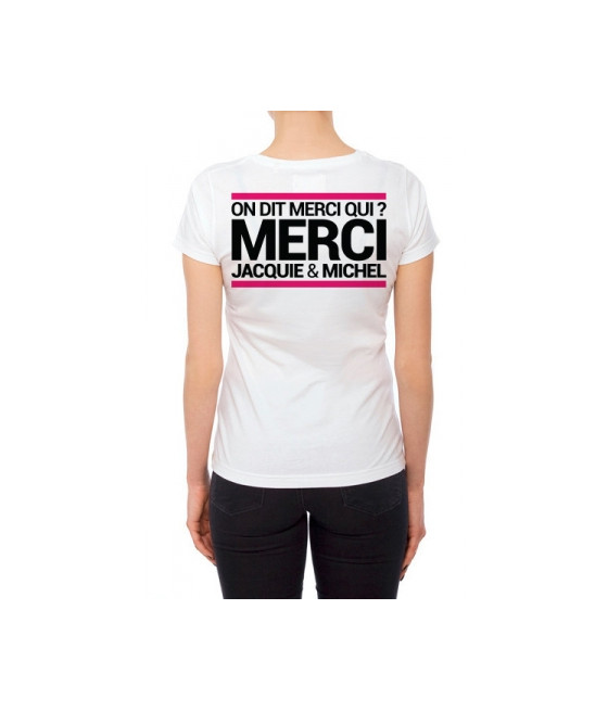Tee-shirt J&M blanc - spécial femme