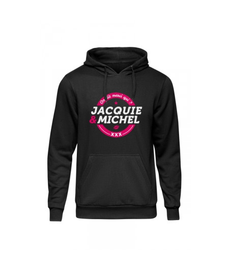 Sweat à capuche J&M logo rond