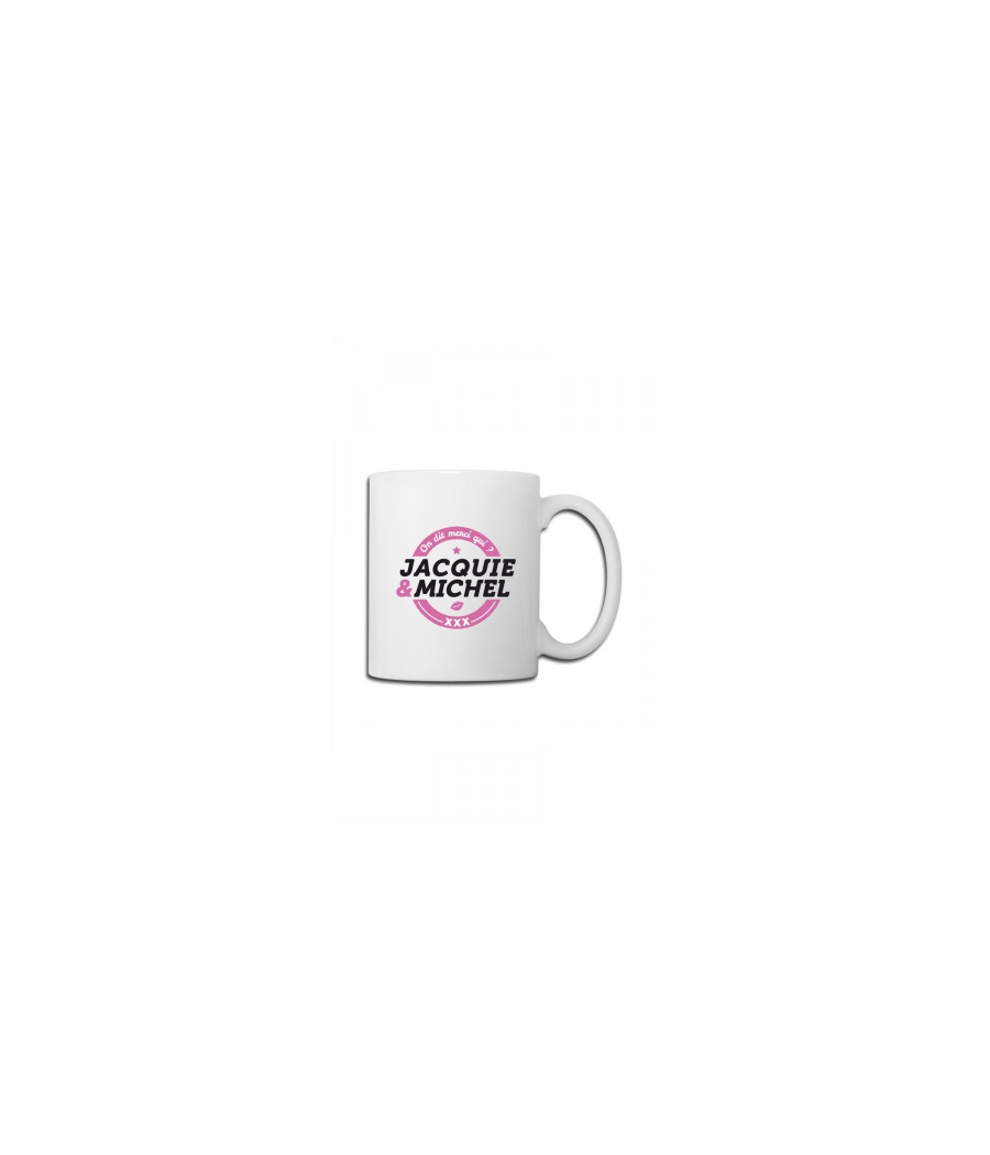 Mug blanc J&M - logo rond Mug blanc J&M - logo rond