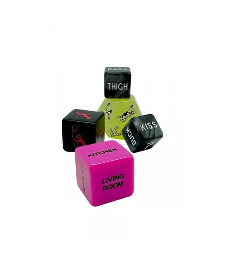 Set 5 dés coquins Ooo - Wooomy