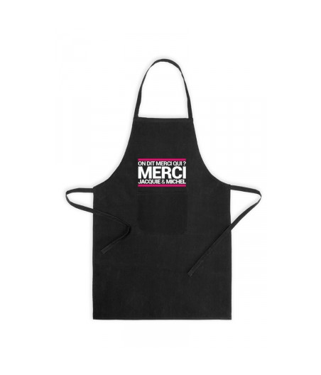 Tablier JM - On dit merci qui