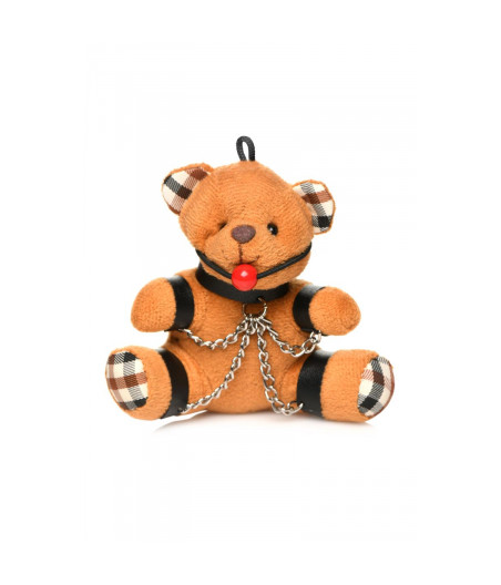 Porte-clés Teddy Bear bâillonné