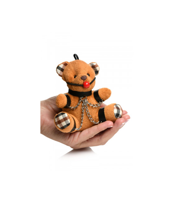Porte-clés Teddy Bear bâillonné