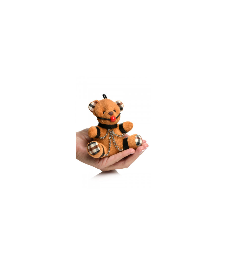 Porte-clés Teddy Bear bâillonné