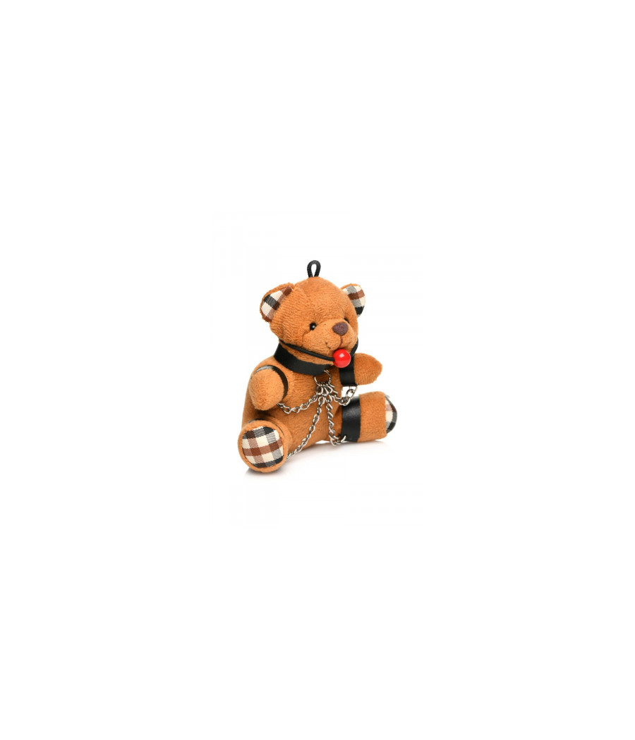 Porte-clés Teddy Bear bâillonné