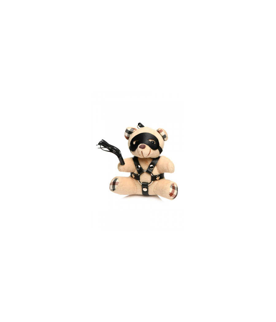 Porte-clés Teddy Bear BDSM avec martinet Porte-clés Teddy Bear BDSM avec martinet