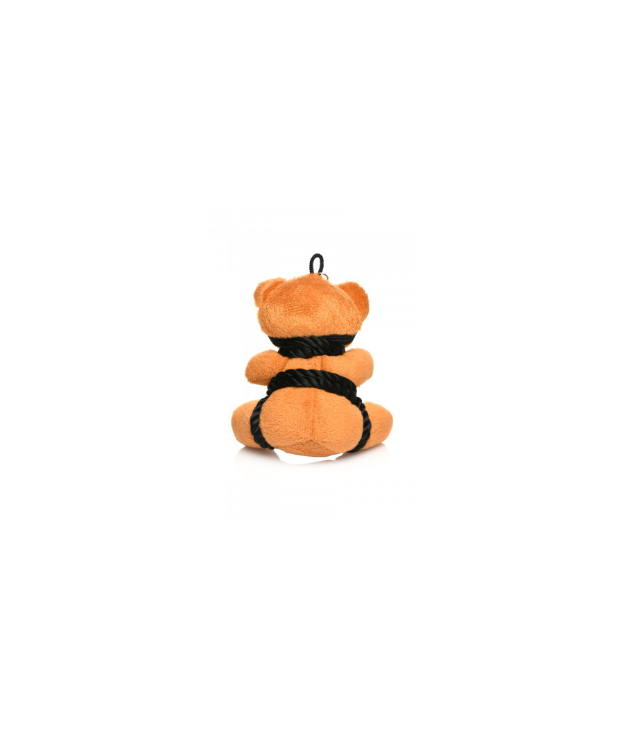 Porte-clés Teddy Bear en tenue Bondage