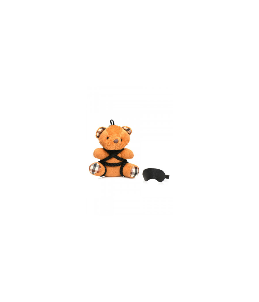 Porte-clés Teddy Bear en tenue Bondage