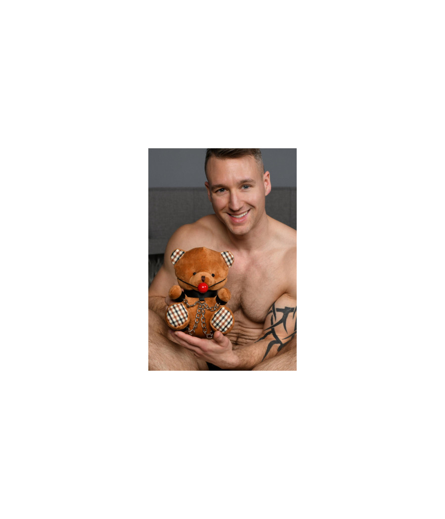 Ours en peluche bâillonné