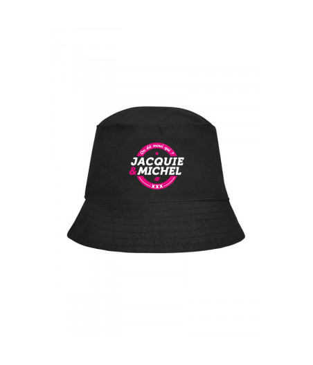 Bob Jacquie et Michel noir - logo rond