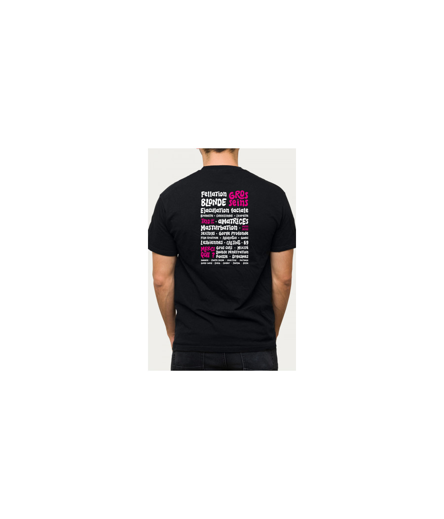 Tee shirt Fesse-Tival Jacquie & Michel Tee shirt Fesse-Tival Jacquie & Michel