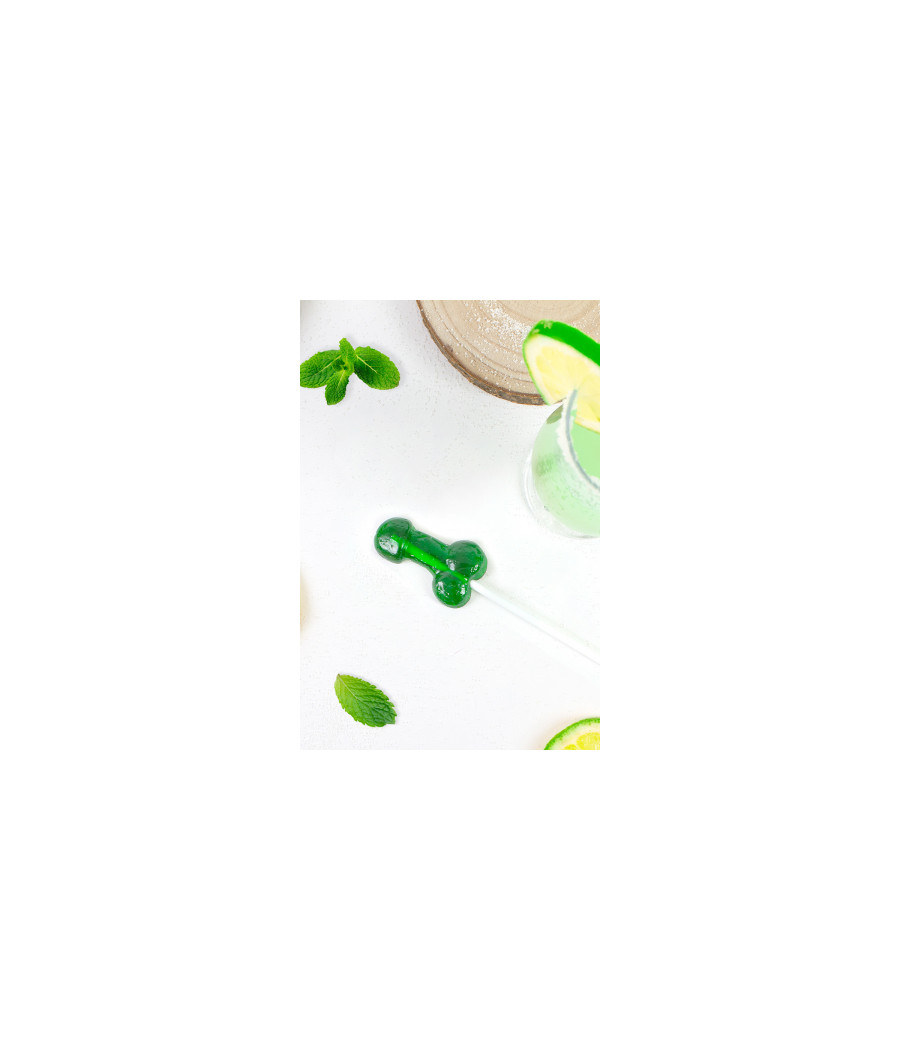 Sucette pénis Mojito avec alcool