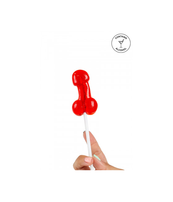 Sucette pénis daiquiri fraise avec alcool